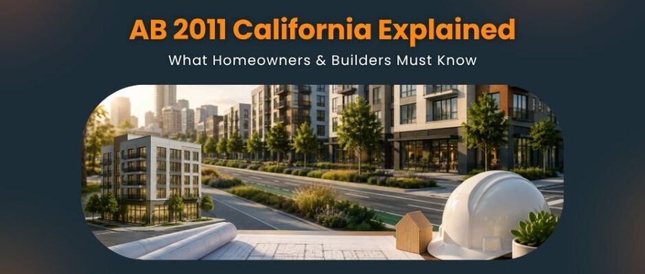 AB 2011 California, Explained Simply What Homeowners, Builders & Developers Need to Know
