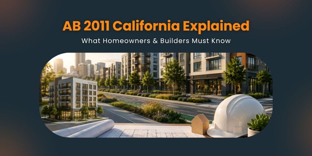 AB 2011 California, Explained Simply What Homeowners, Builders & Developers Need to Know